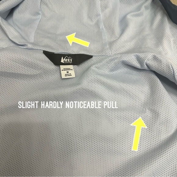 REI Co-op Rain Hooded Jacket Women's Thunder Blue Size Medium - Picture 4 of 10